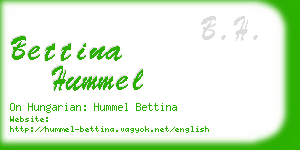 bettina hummel business card